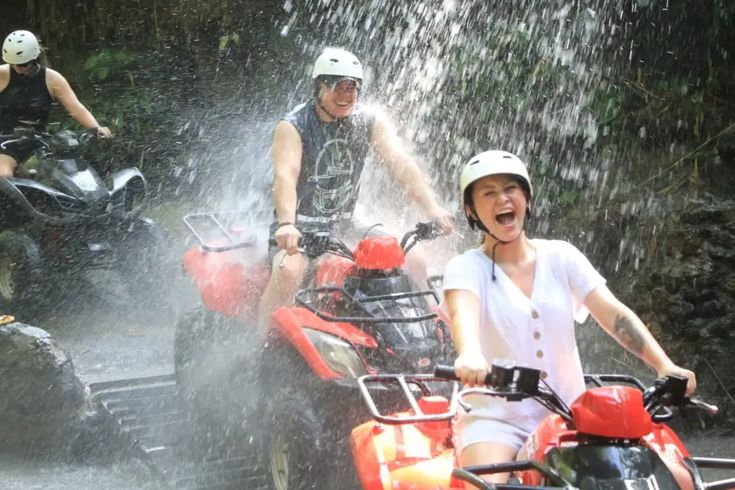 Best Combo Atv Quad bike Cave on Jungle and Waterfall Tour