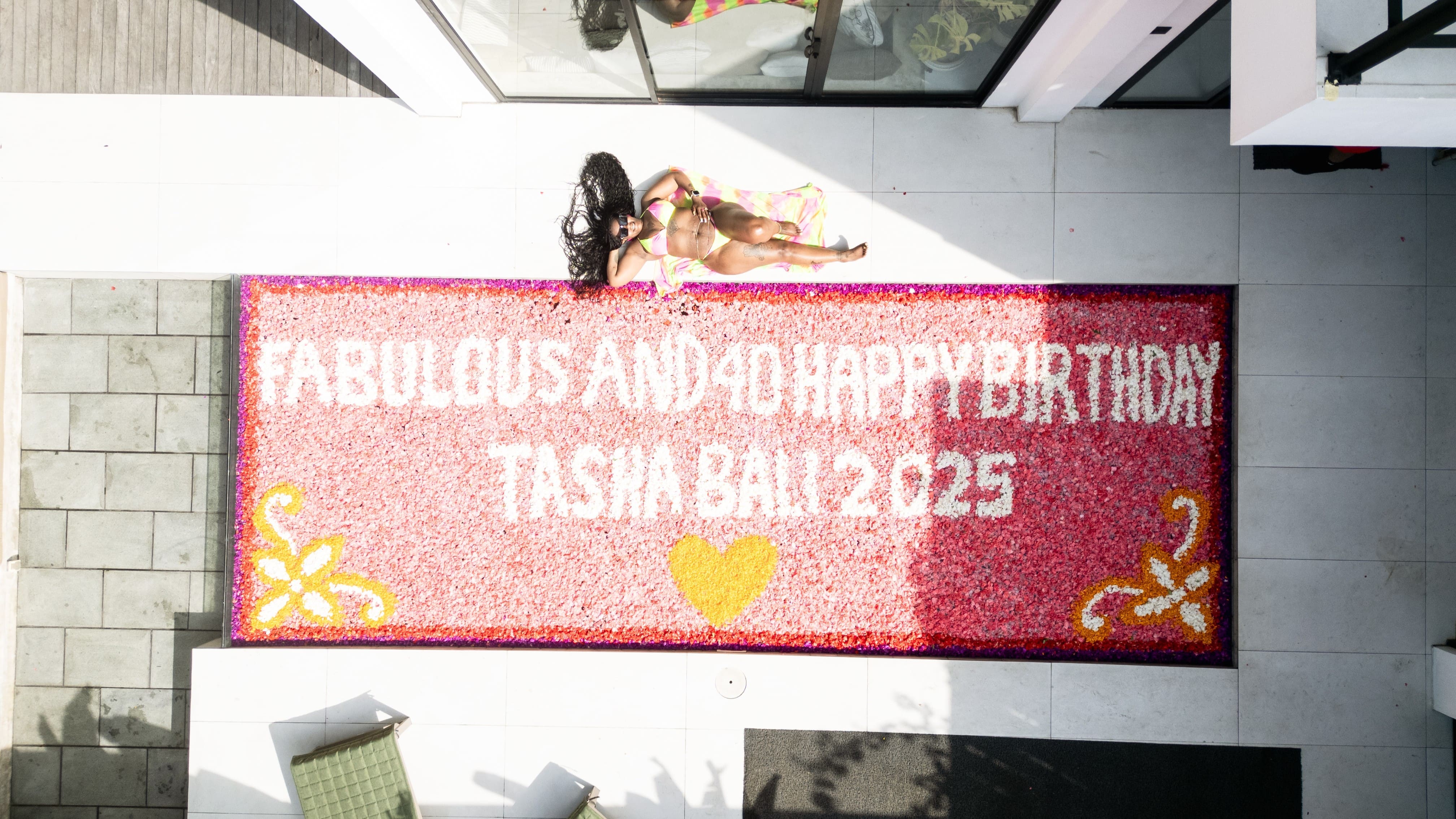 Bali Pool Flower Decoration - Birthday, Honeymoon, Anniversary 