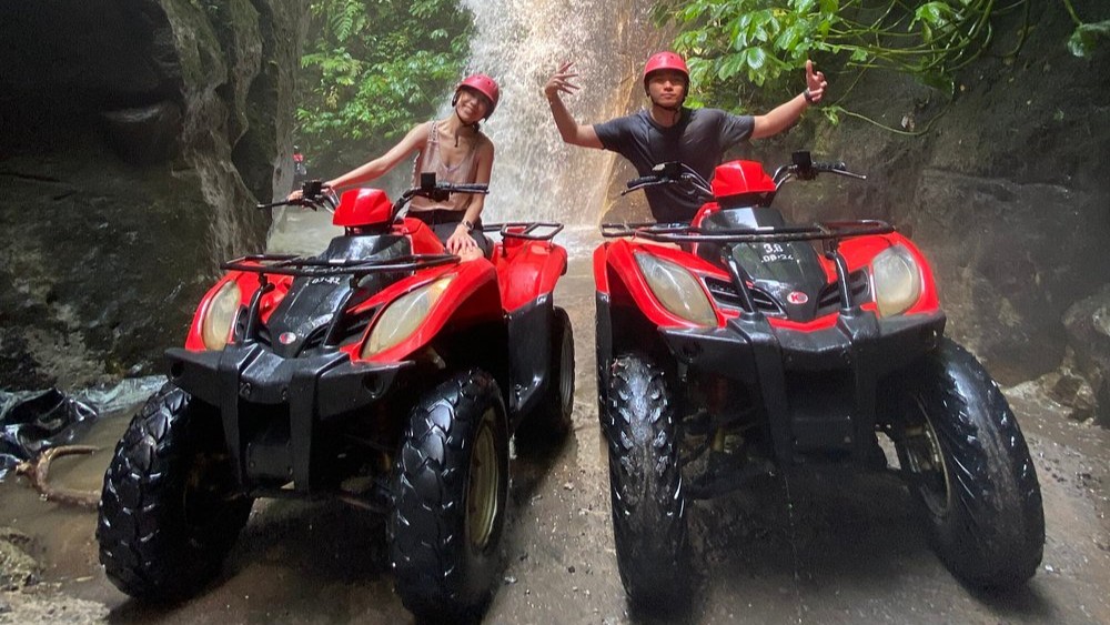 ATV JUNGLE GORILA CAVE AND WATERFALL