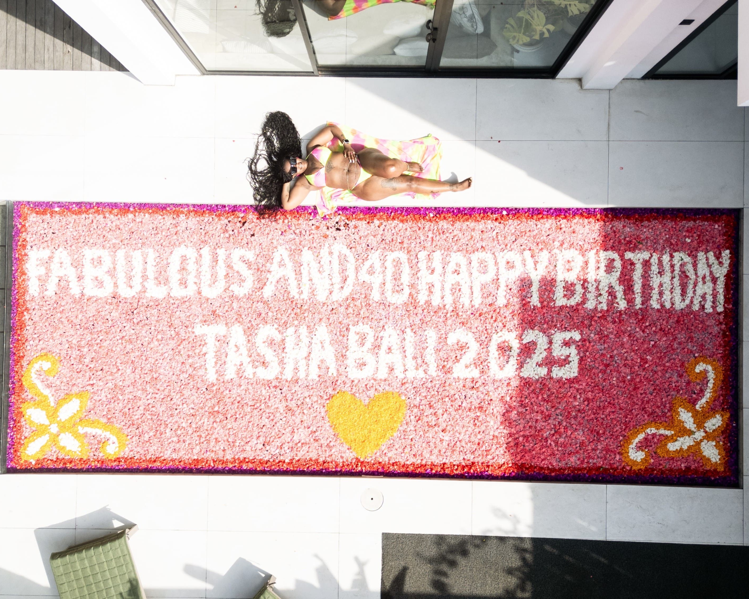 Bali Pool Flower Decoration - Birthday, Honeymoon, Anniversary 